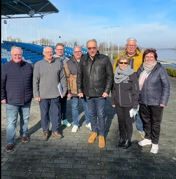 IDBF and DDV site inspection team in Brandenburg